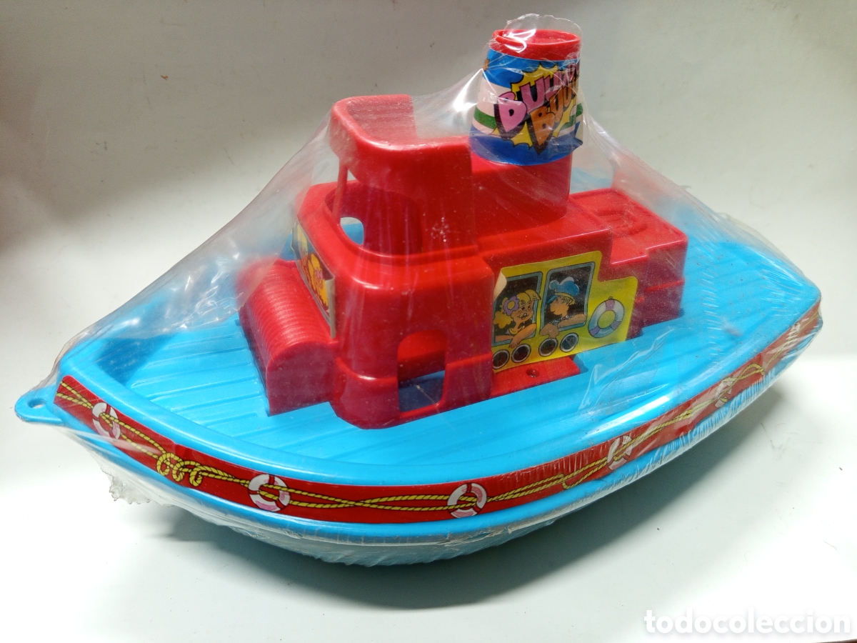 Juguetes antiguos y Juegos de colecci&oacute;n: Barco de pl&aacute;stico de Karpan