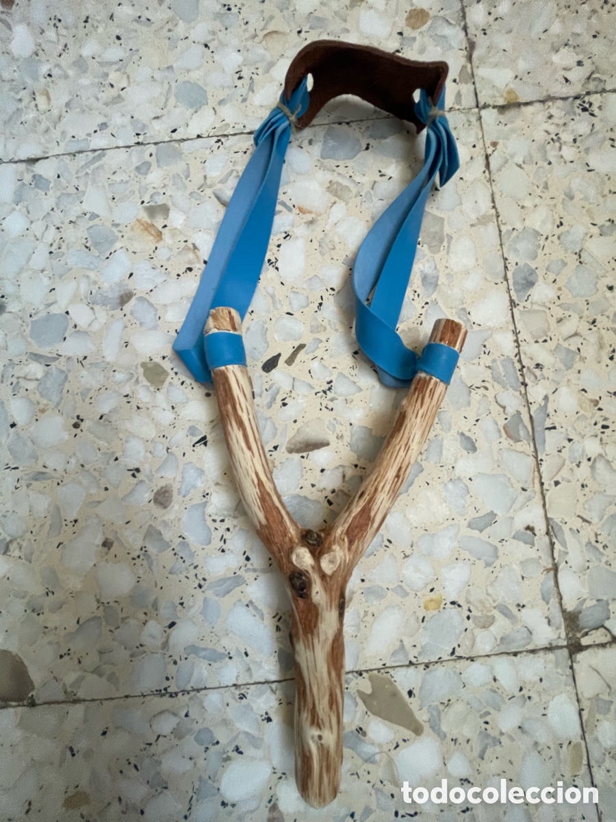 Juguetes antiguos y Juegos de colecci&oacute;n: Tirachinas de madera ( ARTESANAL )