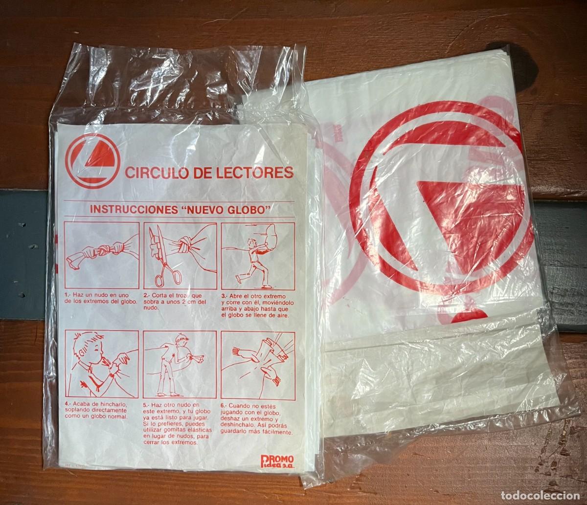 Juguetes antiguos y Juegos de colecci&oacute;n: LOTE 2 GLOBOS ANTIGUOS C&Iacute;RCULO DE LECTORES