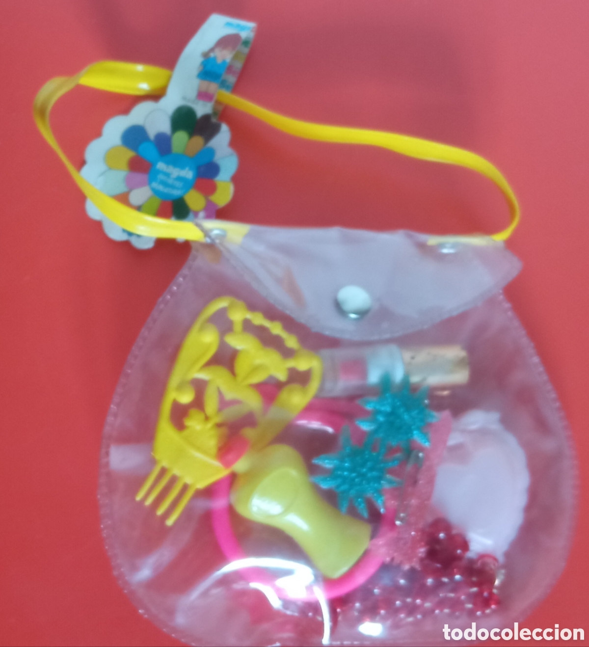 Juguetes antiguos y Juegos de colecci&oacute;n: MINI BOLSO ASA JOYAS Y MAQUILLAJE.MAGDA 70'S.SIN USO.