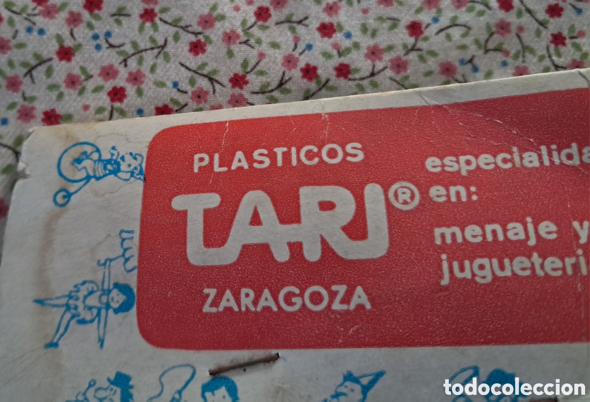 Juguetes antiguos y juegos de colecci&oacute;n: Plasticos TARI. Raquetas y pelotas infantiles a&ntilde;os 70