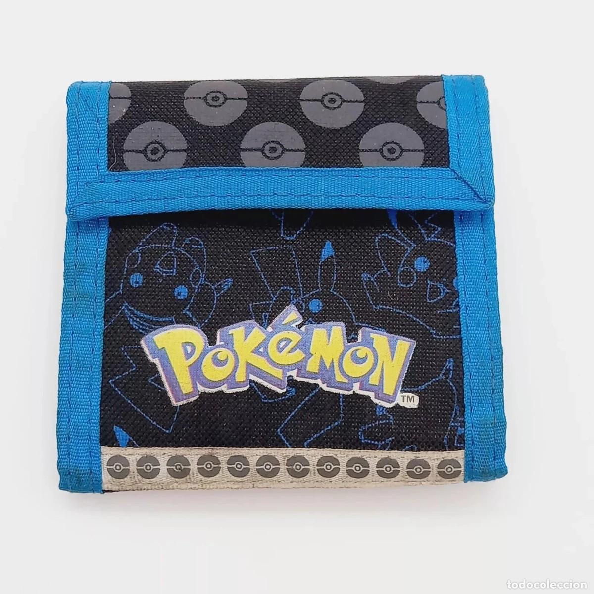 Juguetes antiguos y Juegos de colecci&oacute;n: Pokemon vintage monedero de tela Official Product en buen estado oficial original nintendo