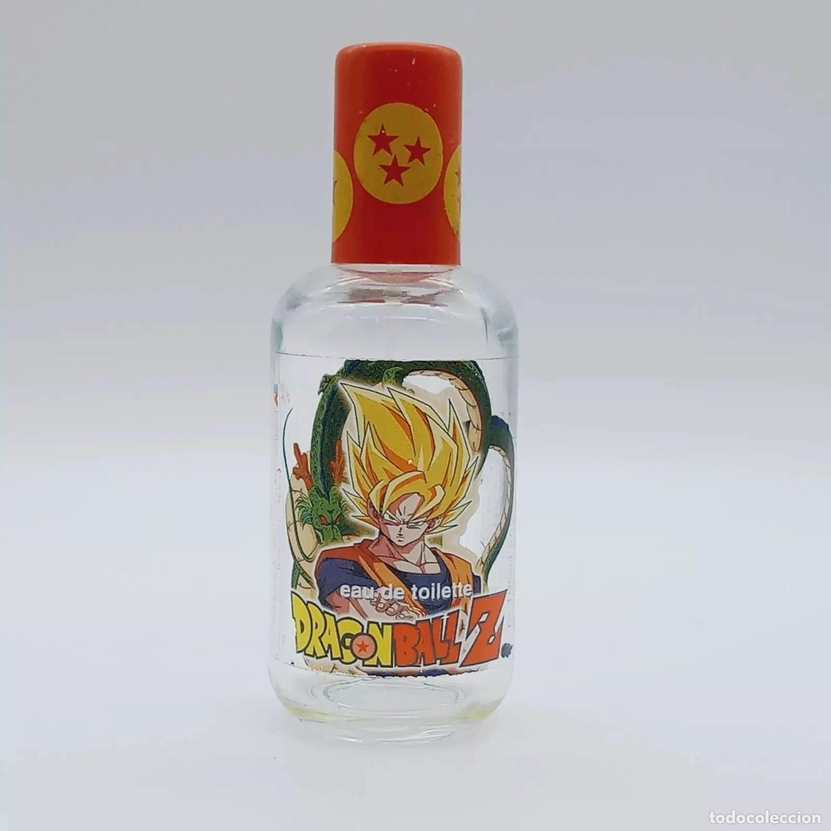 Juguetes antiguos y Juegos de colecci&oacute;n: Botella colonia vac&iacute;a Eau de toillet Dragon Ball Z 100ml Perfume vintage Spain official