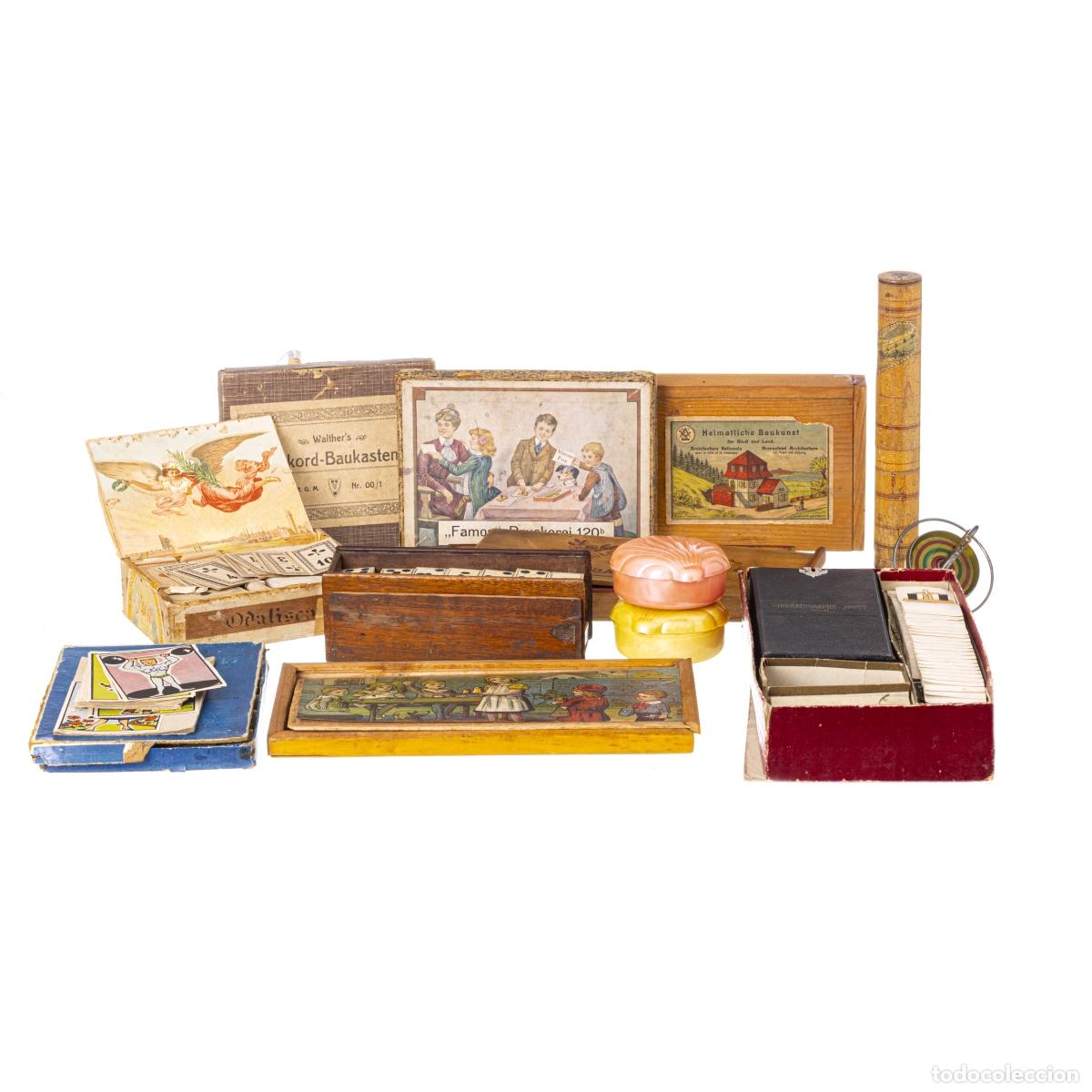 Juguetes antiguos y Juegos de colecci&oacute;n: Juguetes antiguos - Conjunto de juegos y otros art&iacute;culos