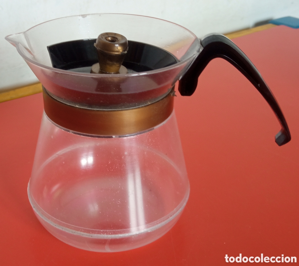 Juguetes antiguos y Juegos de colecci&oacute;n: CAFETERA TRANSPARENTE.NACIONAL 70'S.SIN USO.