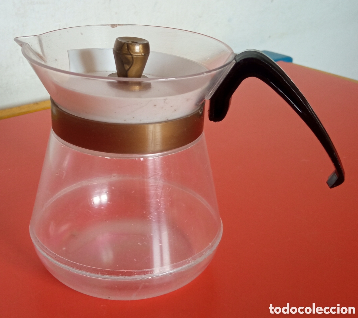 Juguetes antiguos y Juegos de colecci&oacute;n: CAFETERA TRANSPARENTE.NACIONAL 70'S.SIN USO.