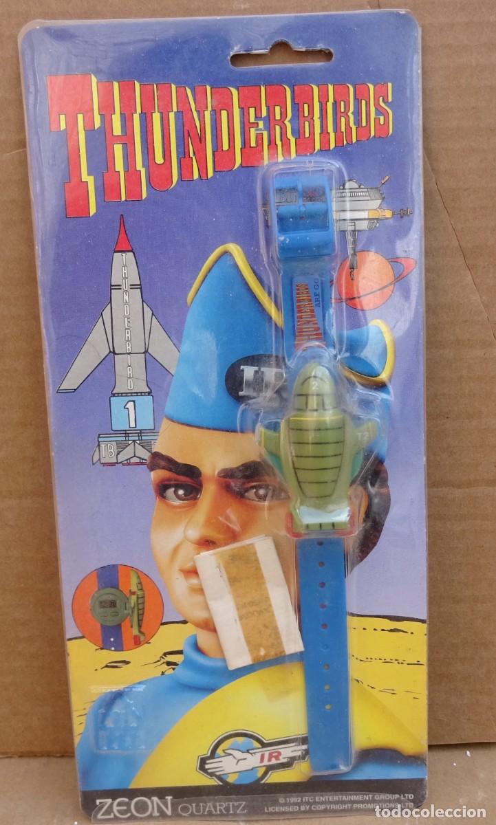 Altes Spielzeug und Spiele: THUNDERBIRDS Thunderbird 2 reloj de pulsera A&ntilde;os 90