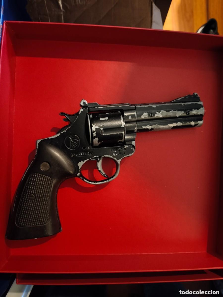 Antique Toys and Collectible Games: Pistola juguete metal fabricada en Espa&ntilde;a de fulmimantes