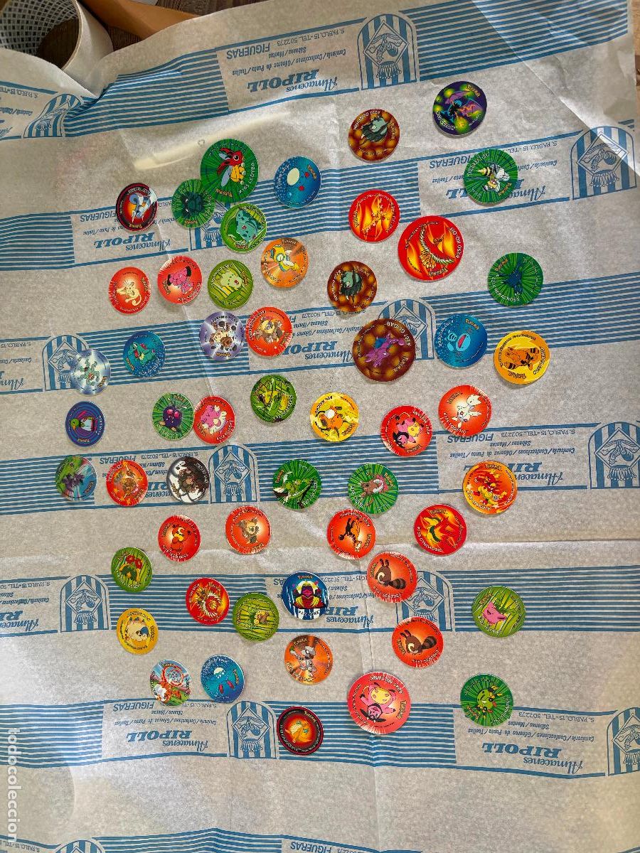 Juguetes antiguos y Juegos de colecci&oacute;n: lote de tazos pokemon matutano