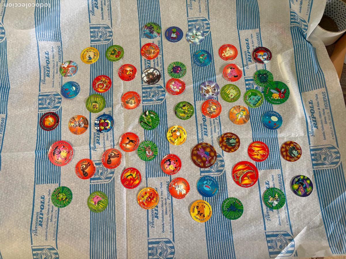 Juguetes antiguos y Juegos de colecci&oacute;n: lote de tazos pokemon matutano