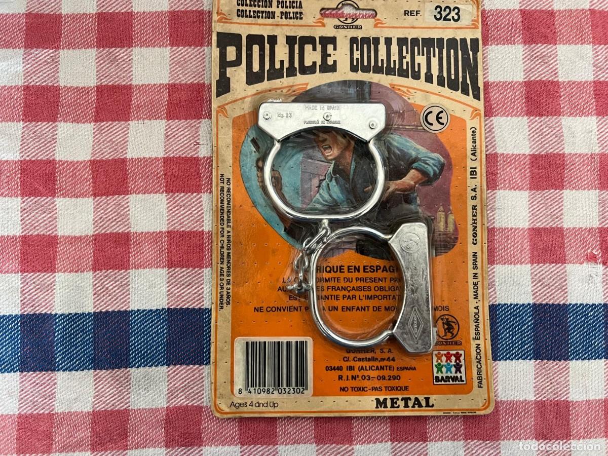 Juguetes antiguos y Juegos de colecci&oacute;n: Gonher Police Collection Metal Handcuffs Vintage Toy Espa&ntilde;a Nuevo Precintado