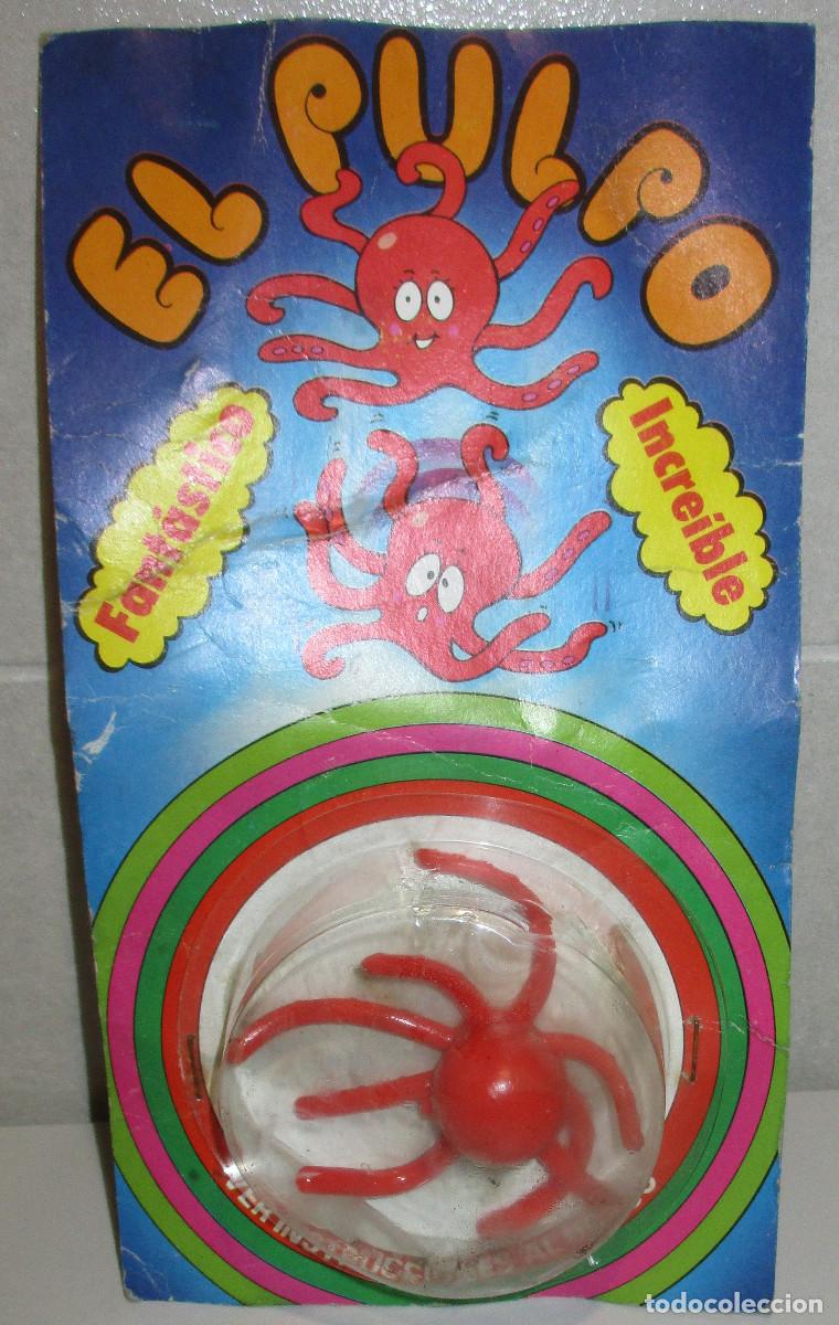 Juguetes antiguos y Juegos de colecci&oacute;n: EL PULPO NINJA, se pega a las paredes y cristales, a&ntilde;os 80, nuevo, juguete kiosco