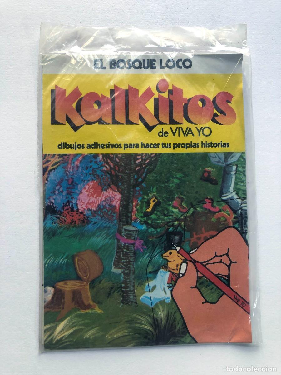 Juguetes antiguos y Juegos de colecci&oacute;n: KALKITOS - de VIVA YO / EL BOSQUE LOCO / PRECINTADO - SIN USAR A&Ntilde;O 1977 / 18 x 12,5