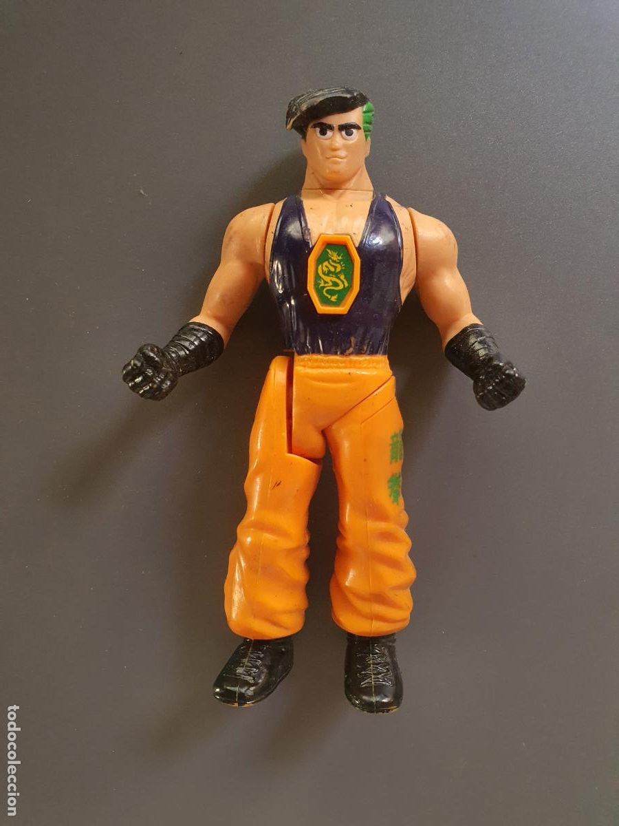 Juguetes antiguos y Juegos de colecci&oacute;n: FIGURA DRAGON KICK KARATE FIGHTERS 1994 MILTON BRADLEY