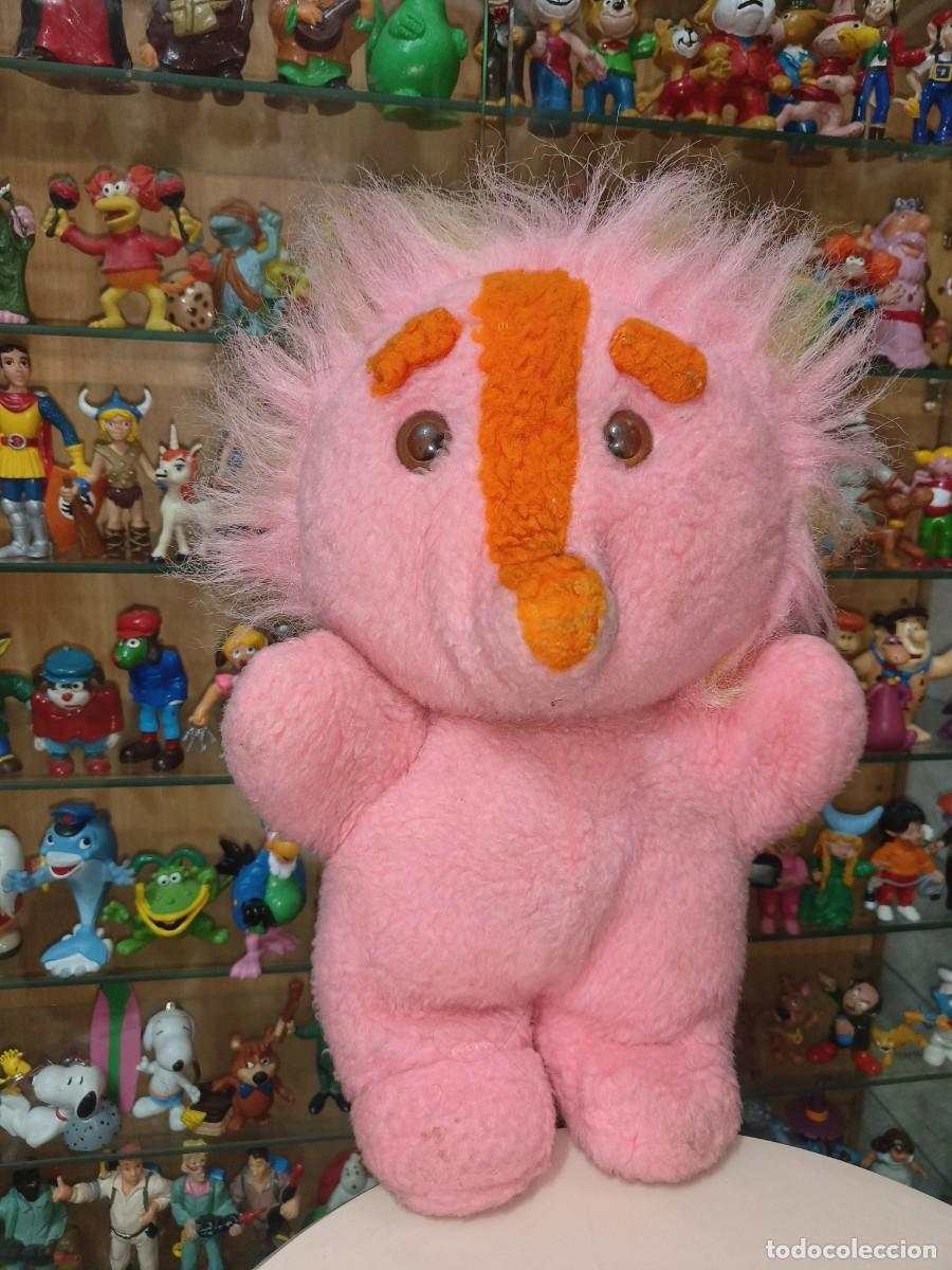Juguetes antiguos y Juegos de colecci&oacute;n: Antiguo mu&ntilde;eco de peluche original vintage a&ntilde;os 80 Espinete Barrio Sesamo