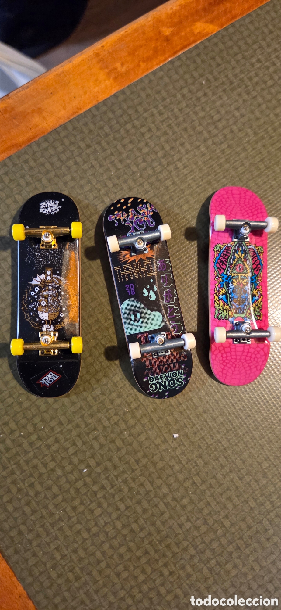 Juguetes antiguos y Juegos de colecci&oacute;n: Lote 3 Fingerboard mini monopat&iacute;n