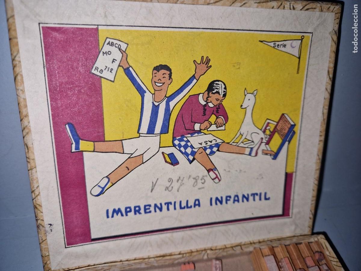 Juguetes antiguos y Juegos de colecci&oacute;n: ANTIGUO JUGUETE IMPRENTA INFANTIL A&Ntilde;OS 60 IMPRENTILLA