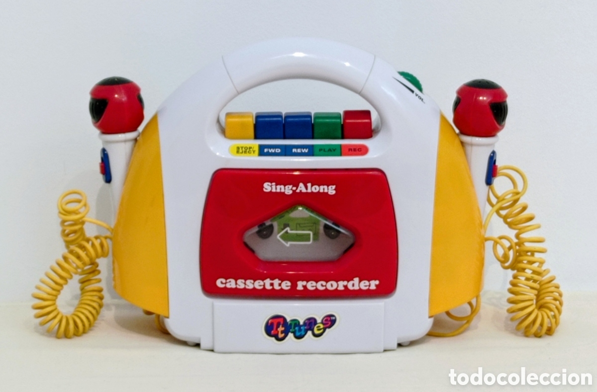 Juguetes antiguos y Juegos de colecci&oacute;n: REPRODUCTOR/GRABADORA DE CASETES INFANTIL SING-ALONG -INCLUYE PILAS NUEVAS-
