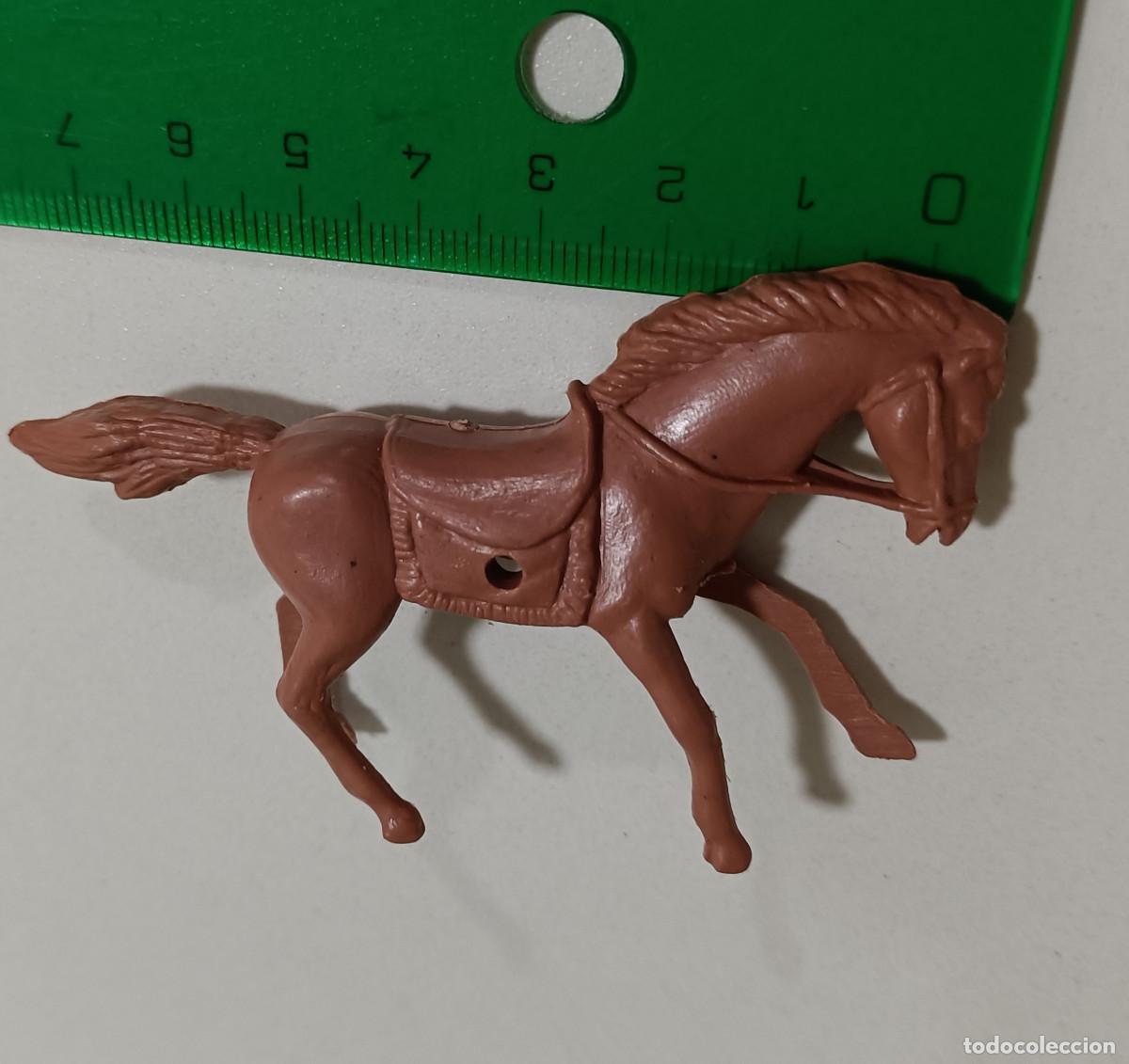 Juguetes antiguos y Juegos de colecci&oacute;n: figura plastico animal caballo monocromo mu&ntilde;eco figurita escala miniatura mu&ntilde;equito far west