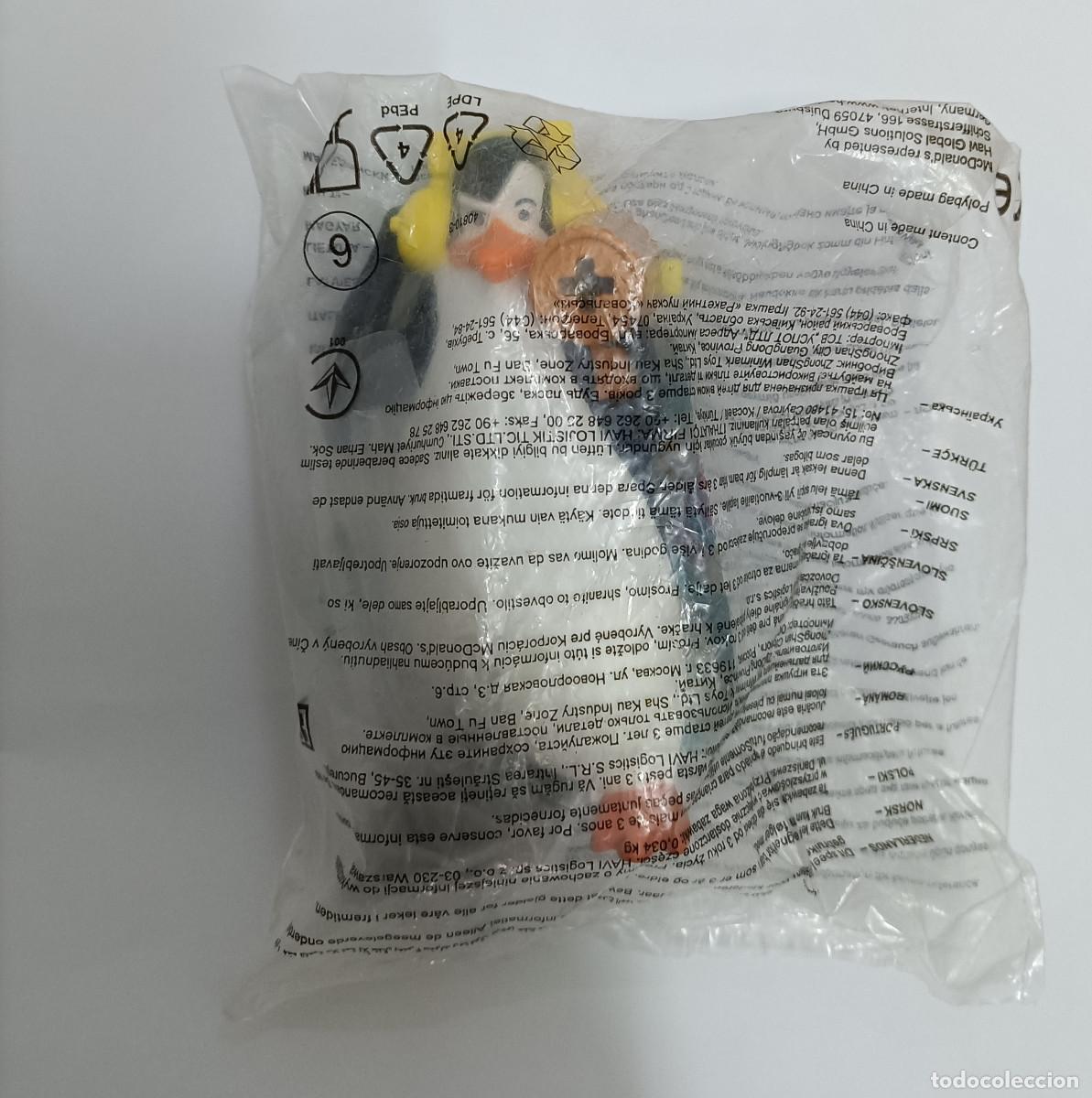Juguetes antiguos y Juegos de colecci&oacute;n: ping&uuml;ino madagascar pelicula bolsa papel happy meal mcdonalds mc donalds mcdonald mu&ntilde;eco prismaticos