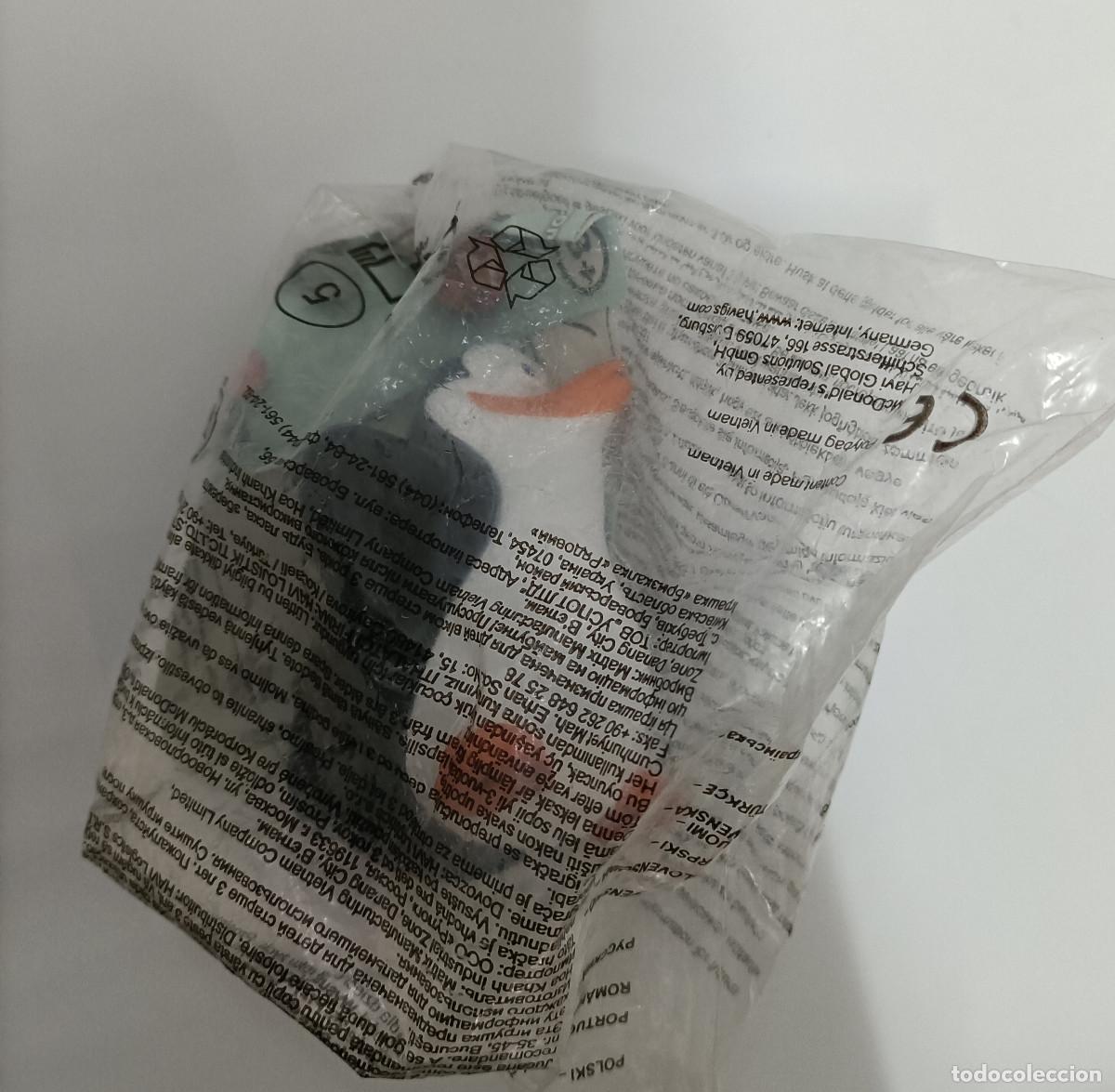 Juguetes antiguos y Juegos de colecci&oacute;n: ping&uuml;ino madagascar pelicula bolsa papel happy meal mcdonalds mc donalds mcdonald mu&ntilde;eco