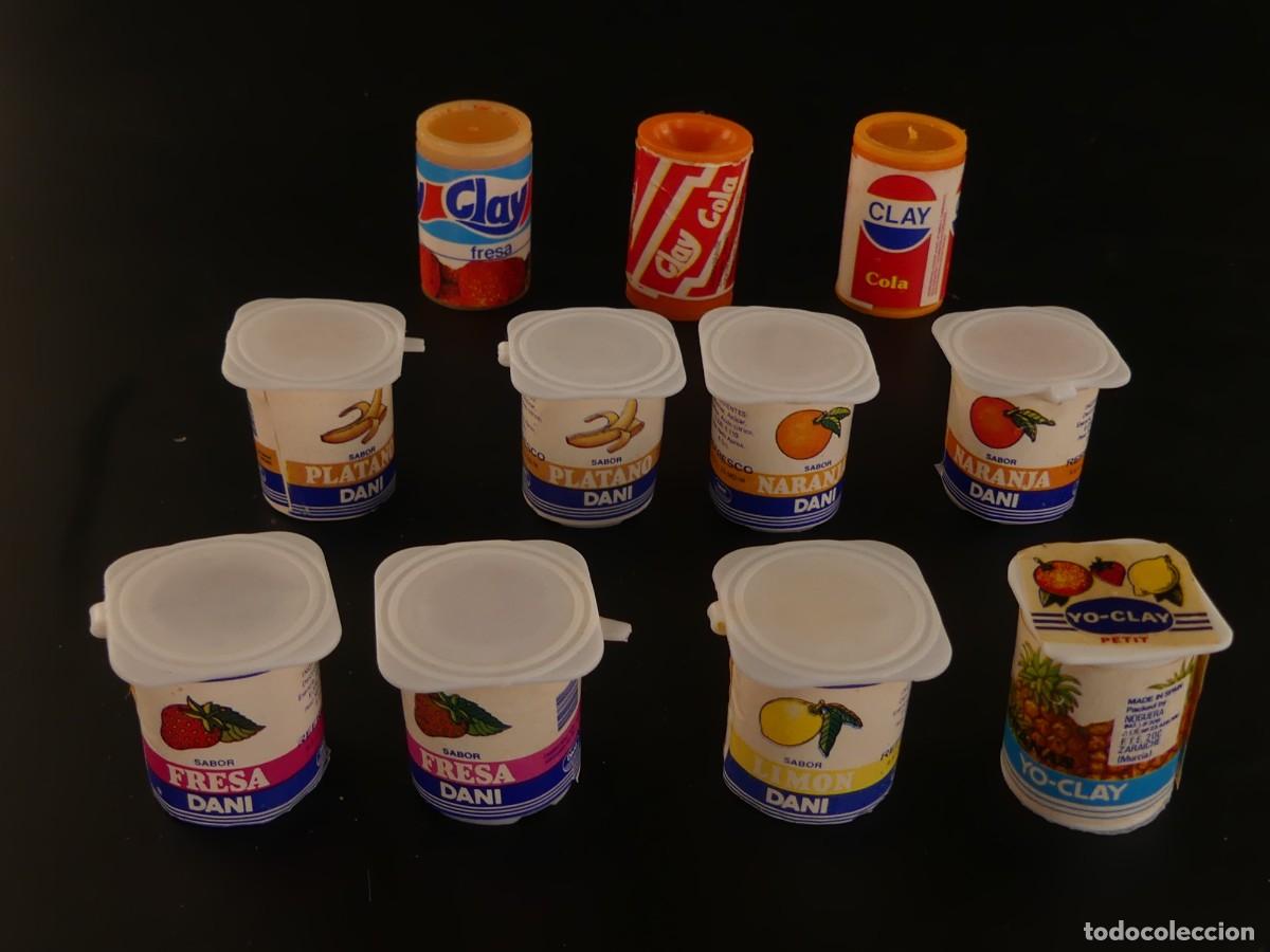 Juguetes antiguos y Juegos de colecci&oacute;n: Colecci&oacute;n de miniaturas de yogures Danone y productos &rdquo;Yo-Clay
