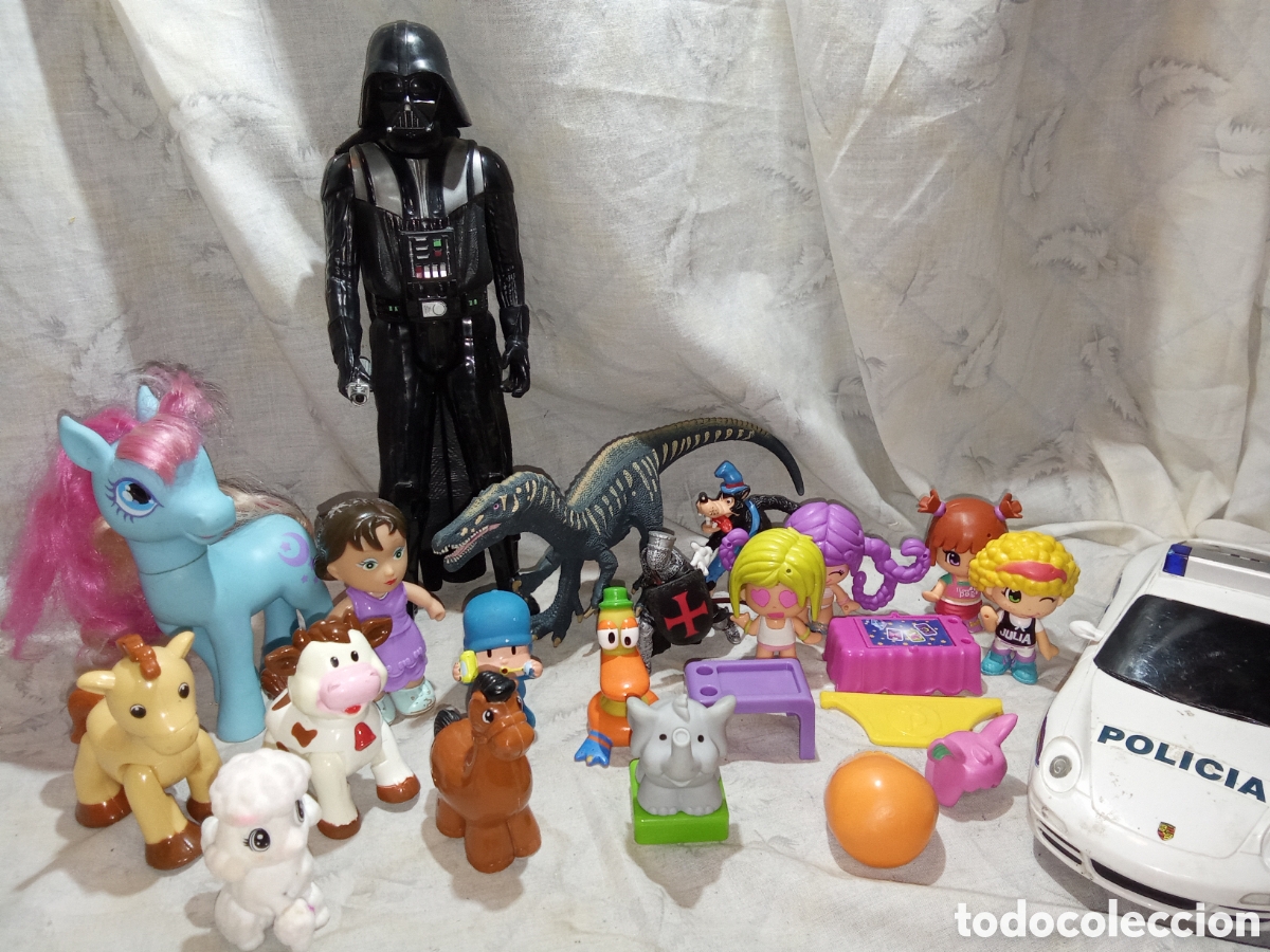 Juguetes antiguos y Juegos de colecci&oacute;n: LOTE JUGUETES VARIOS 1 STAR WARS PIN Y PON PEQUE&Ntilde;O PONY ETC