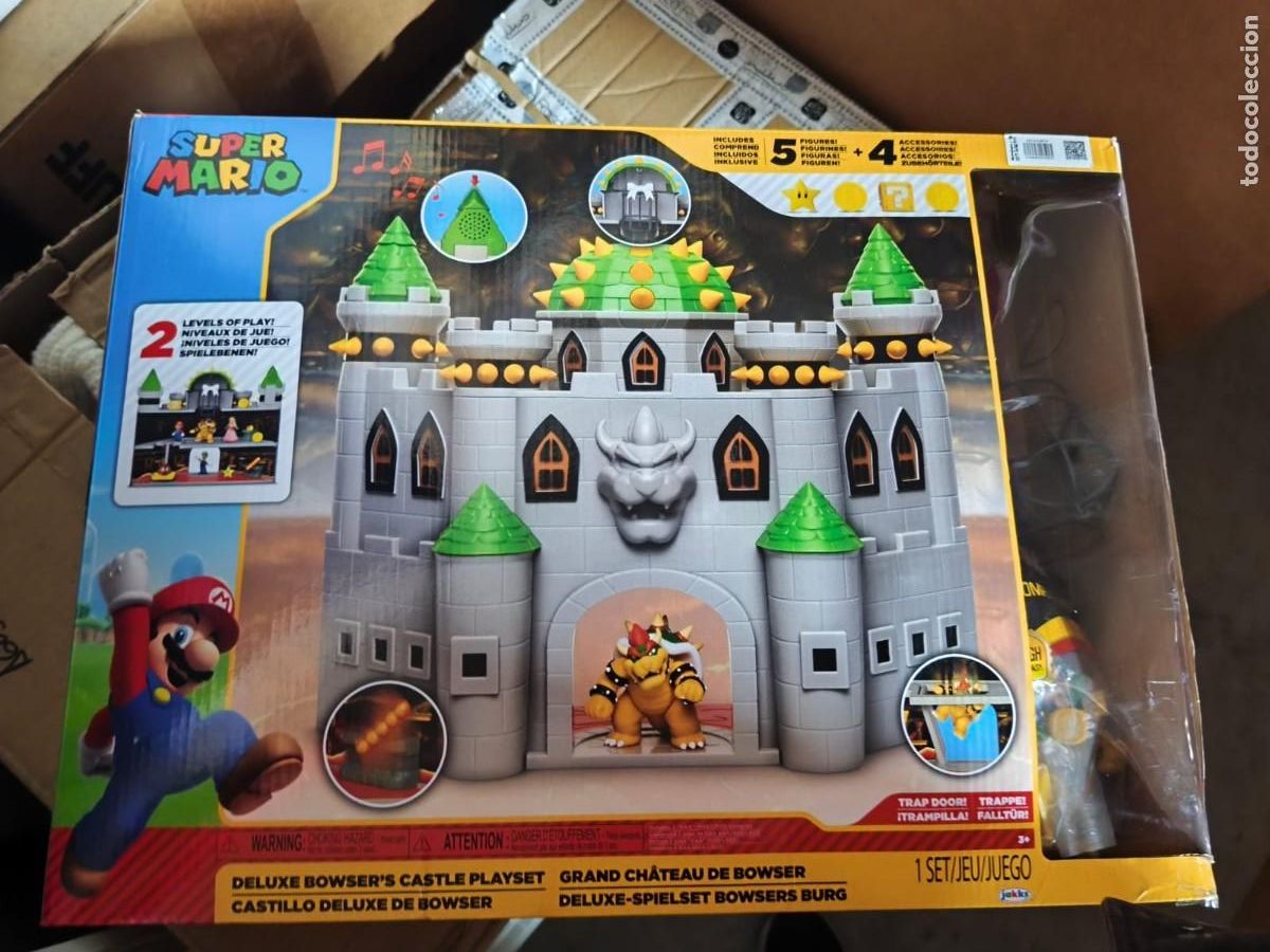 Juguetes antiguos y Juegos de colecci&oacute;n: Playset del Castillo de Bowser de la l&iacute;nea Super Mario de Jakks Pacific