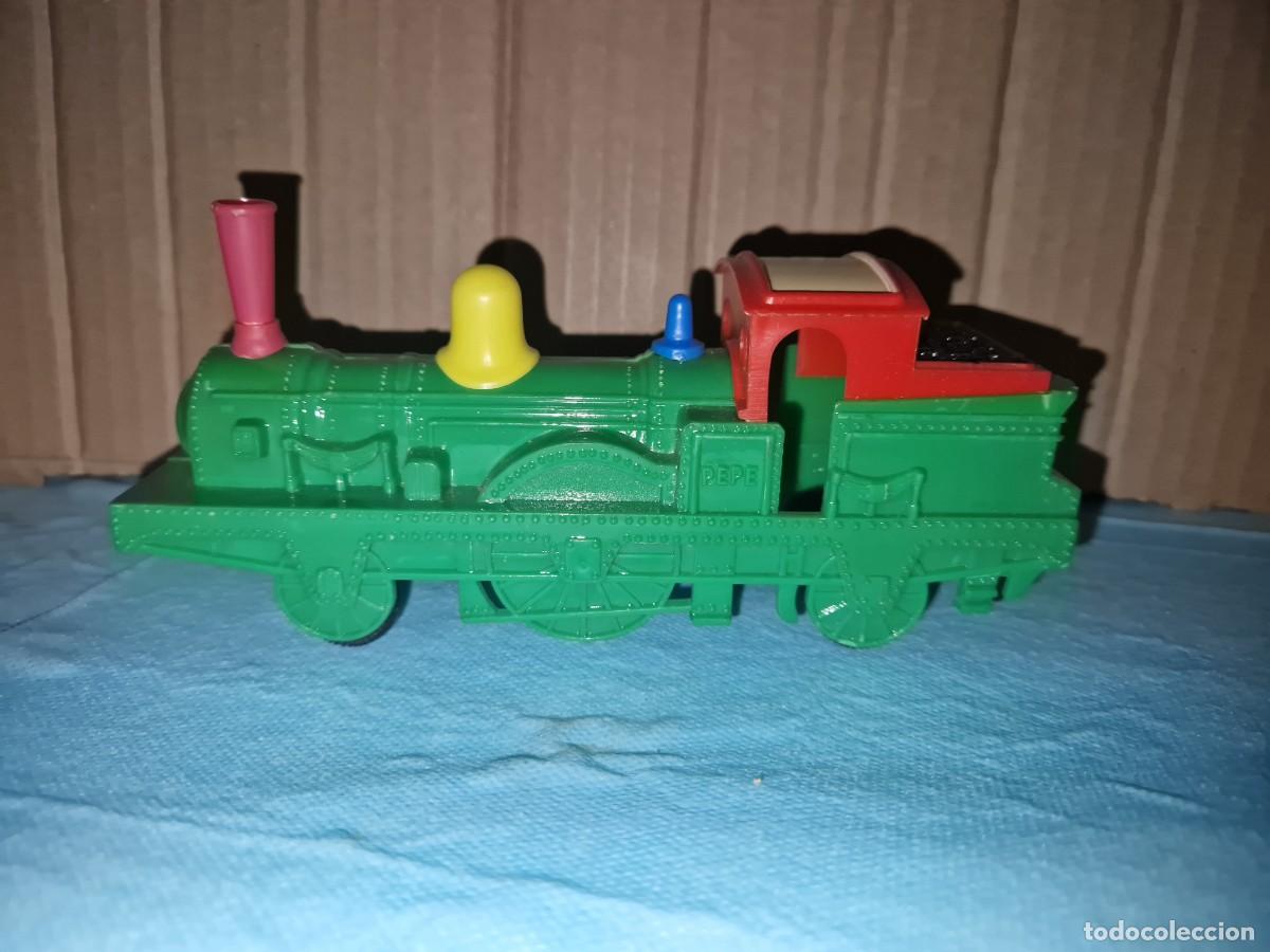 Juguetes antiguos y Juegos de colecci&oacute;n: LOCOMOTORA - TREN - DE JUGUETES PE-PE