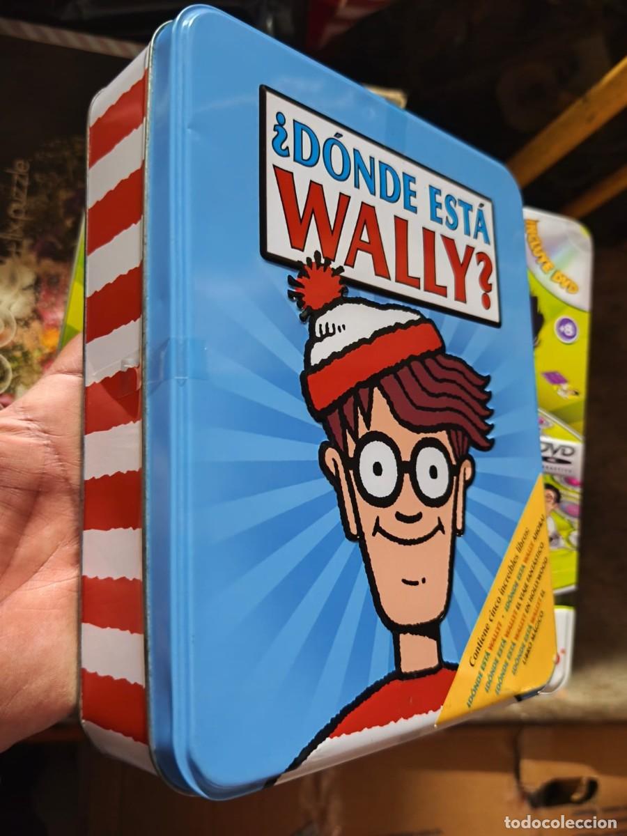 Juguetes antiguos y Juegos de colecci&oacute;n: Caja met&aacute;lica de la colecci&oacute;n &iquest;D&oacute;nde est&aacute; Wally? de Martin Handford.