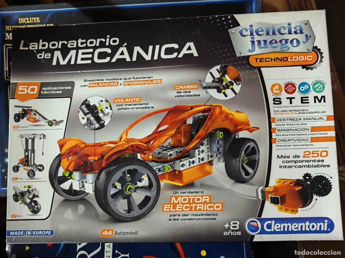 Juguetes antiguos y Juegos de colecci&oacute;n: Kit de construcci&oacute;n Clementoni Laboratorio de Mec&aacute;nica.