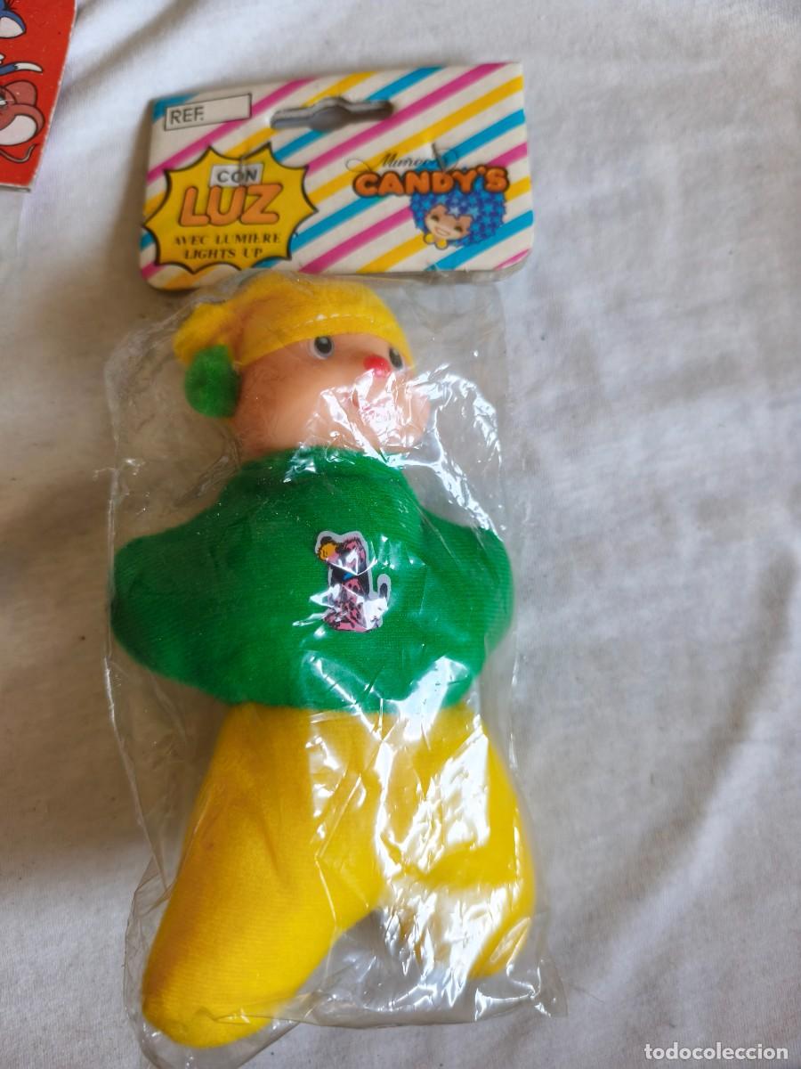 Juguetes antiguos y Juegos de colecci&oacute;n: Mu&ntilde;ecos candys con luz estado nuevo a&ntilde;os 70