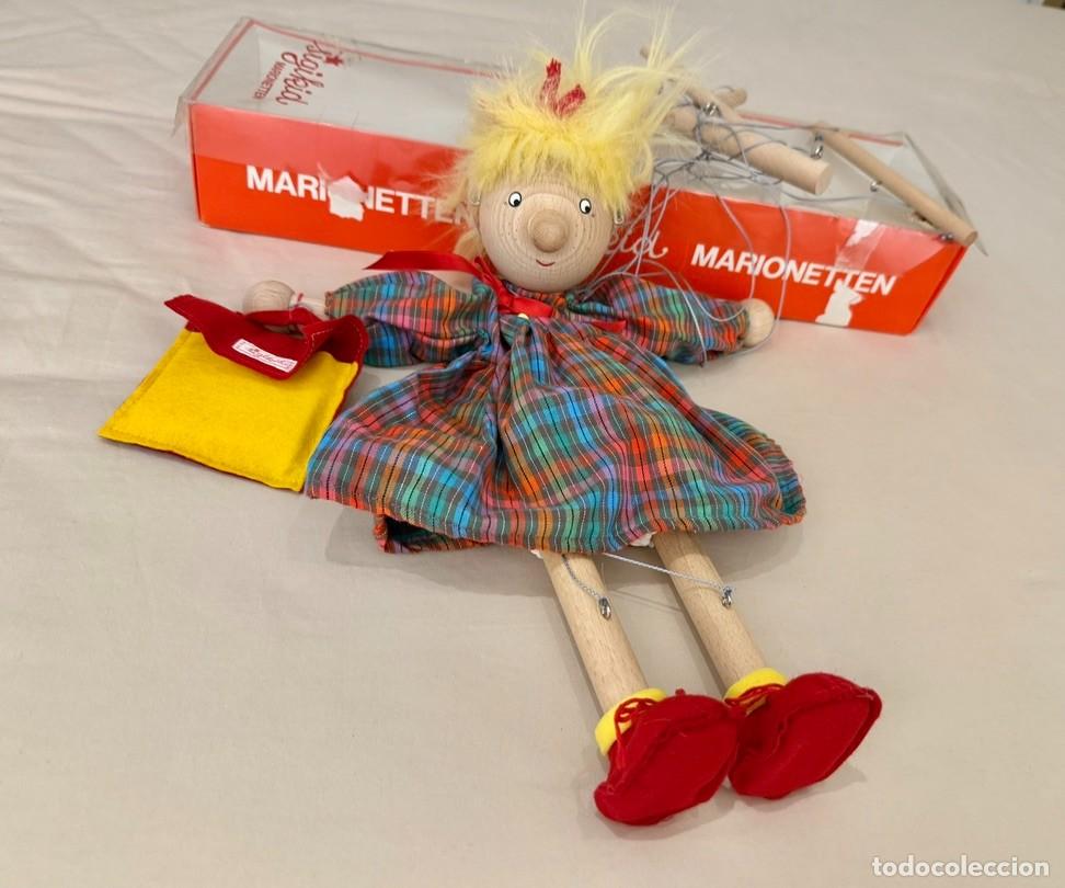 Brinquedos antigos e Jogos de cole&ccedil;&atilde;o: Marioneta alemana vintage madera. Sigikid Marionette.