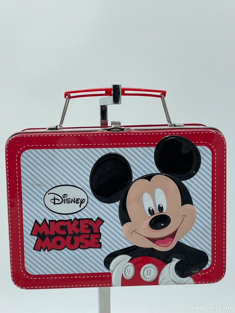 Juguetes antiguos y Juegos de colecci&oacute;n: Disney Mickey Mouse.Maleta de hojalata peque&ntilde;a.