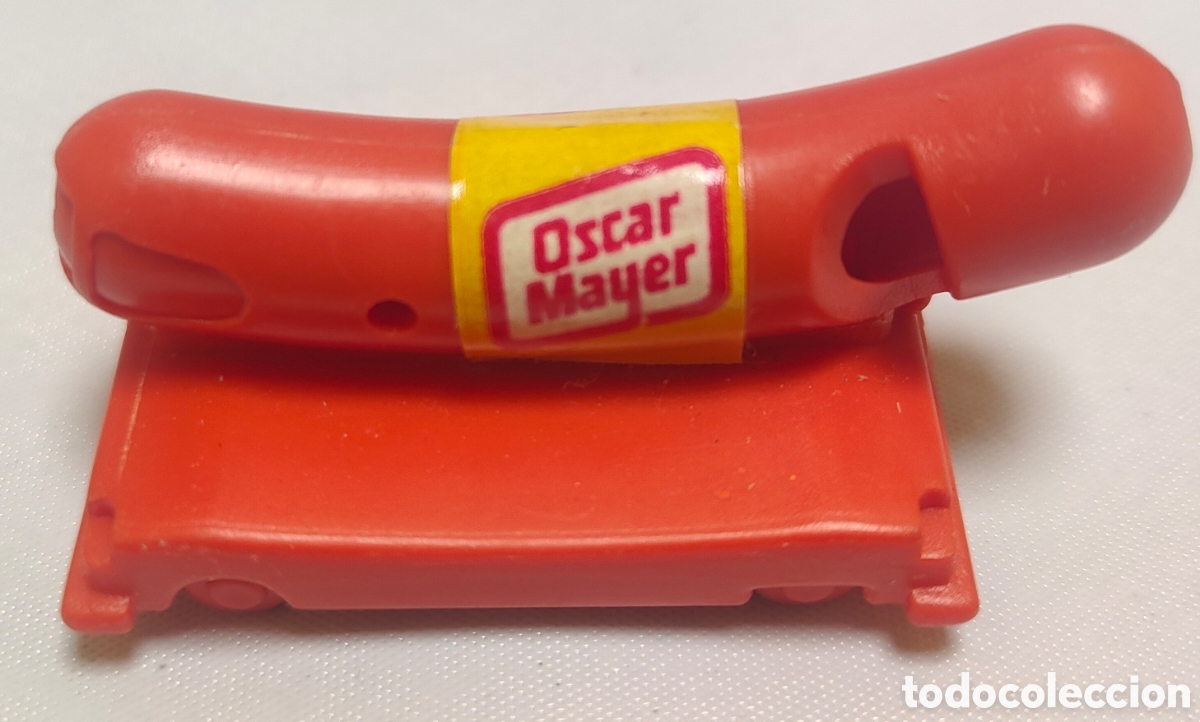 Juguetes antiguos y Juegos de colecci&oacute;n: Silbato forma coche promocional &Oacute;scar Mayer