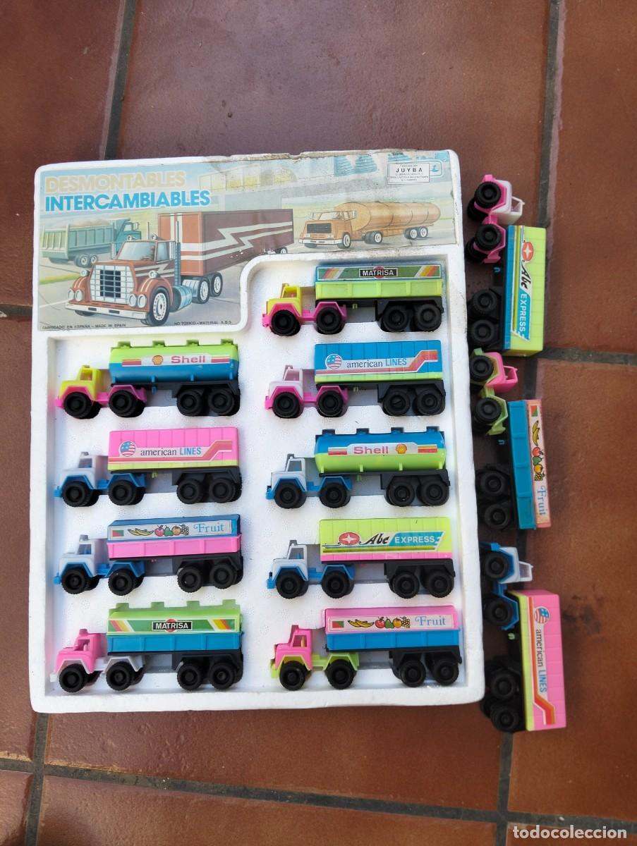 Antique Toys and Collectible Games: lote de 12 camiones kiosko juyba a&ntilde;os 80