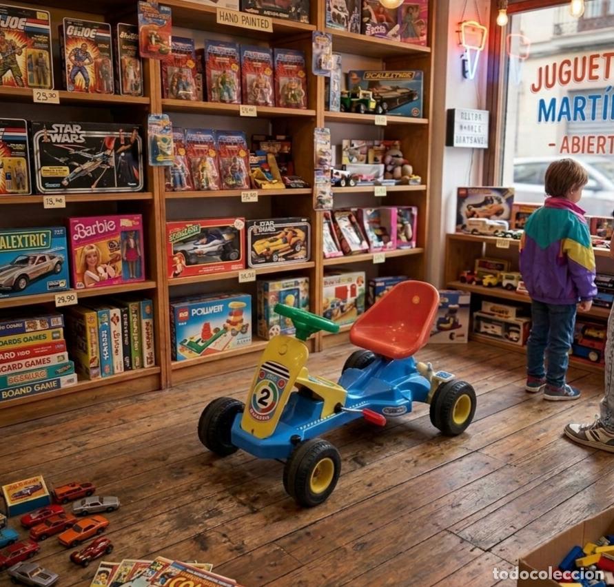 Juguetes antiguos y Juegos de colecci&oacute;n: Coche de pedales antiguo a&ntilde;os 80 tipo car