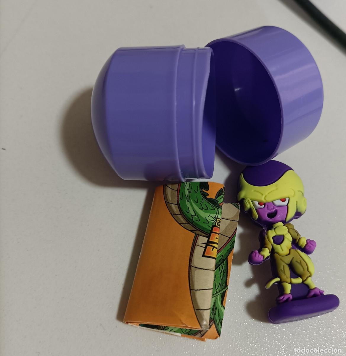 Juguetes antiguos y Juegos de colecci&oacute;n: DRAGON BALL SUPER BOLA HUEVO DB SUPER PROMOCION DBS BOLA DRAGON MERCADONA HACENDADO 2d freezer peana