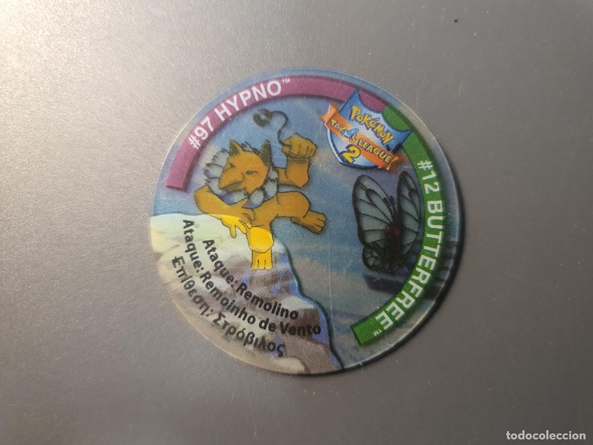 Juguetes antiguos y Juegos de colecci&oacute;n: TAZO POKEMON -- A&Ntilde;O 2002 -- POKEMON TAZOS LEAGUE 2 -- MATUTANO - ESPA&Ntilde;A -- N&ordm; 97 VS 12