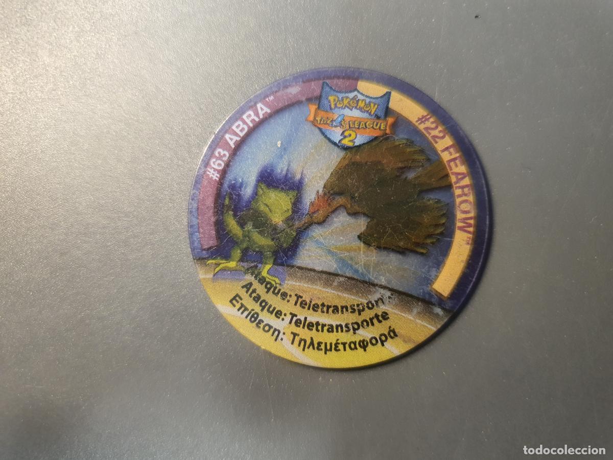 Juguetes antiguos y Juegos de colecci&oacute;n: TAZO POKEMON -- A&Ntilde;O 2002 -- POKEMON TAZOS LEAGUE 2 -- MATUTANO - ESPA&Ntilde;A -- N&ordm; 63 VS 22