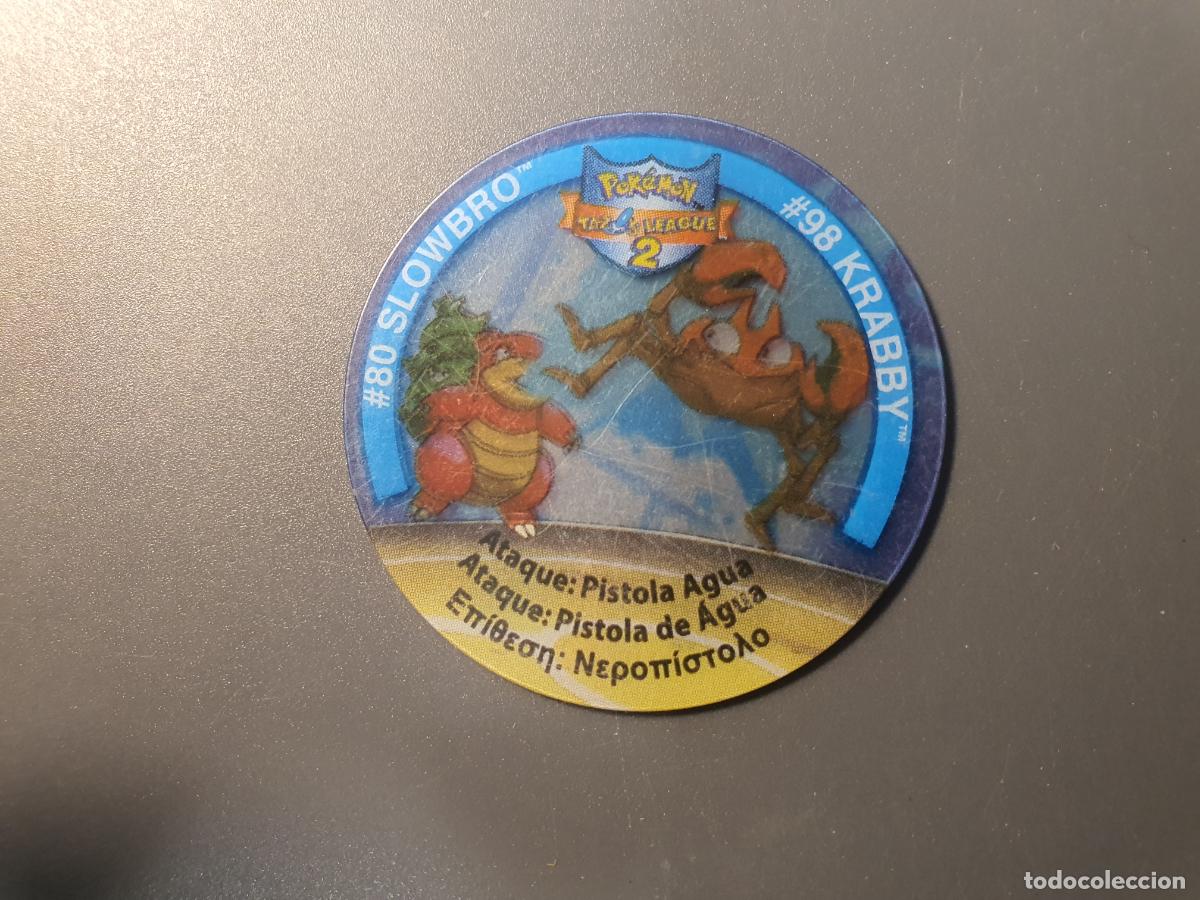 Juguetes antiguos y Juegos de colecci&oacute;n: TAZO POKEMON -- A&Ntilde;O 2002 -- POKEMON TAZOS LEAGUE 2 -- MATUTANO - ESPA&Ntilde;A -- N&ordm; 80 VS 98