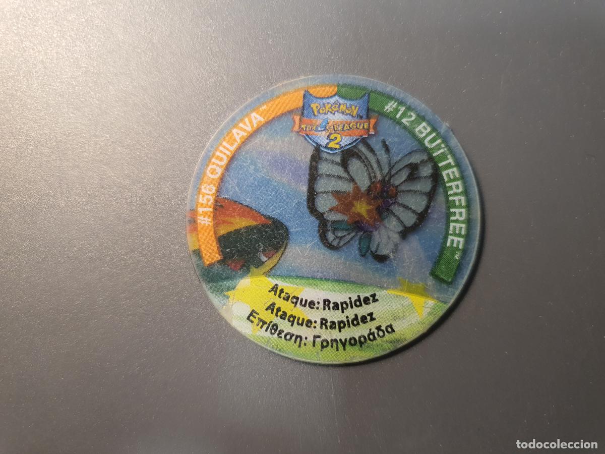 Juguetes antiguos y Juegos de colecci&oacute;n: TAZO POKEMON -- A&Ntilde;O 2002 -- POKEMON TAZOS LEAGUE 2 -- MATUTANO - ESPA&Ntilde;A -- N&ordm; 156 VS 12