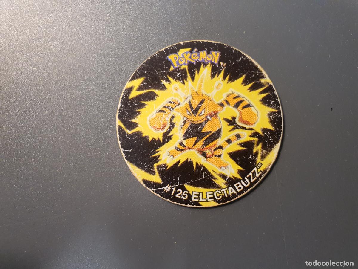Juguetes antiguos y Juegos de colecci&oacute;n: TAZO POKEMON -- A&Ntilde;O 2002 -- POKEMON TAZOS LEAGUE -- MATUTANO - ESPA&Ntilde;A -- N&ordm; 125 ELECTABUZZ