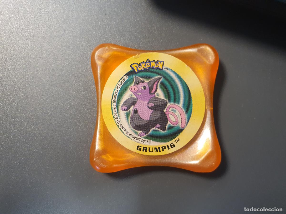 Juguetes antiguos y Juegos de colecci&oacute;n: TAZO POKEMON -- 2003 -- POKEMON WAPS -- N&ordm; GRUMPIG