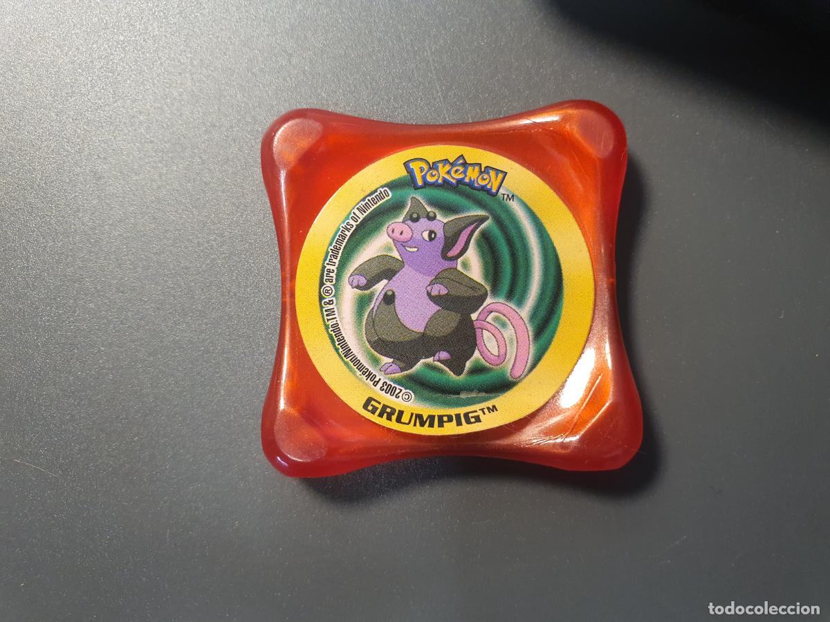 Juguetes antiguos y Juegos de colecci&oacute;n: TAZO POKEMON -- 2003 -- POKEMON WAPS -- N&ordm; GRUMPIG