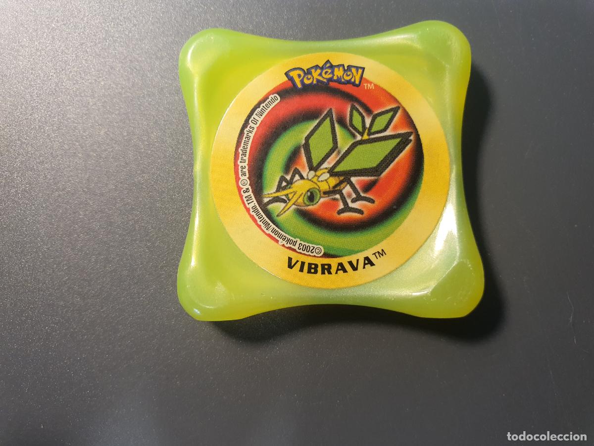 Antique Toys and Collectible Games: TAZO POKEMON -- 2003 -- POKEMON WAPS -- N&ordm; VIBRAVA