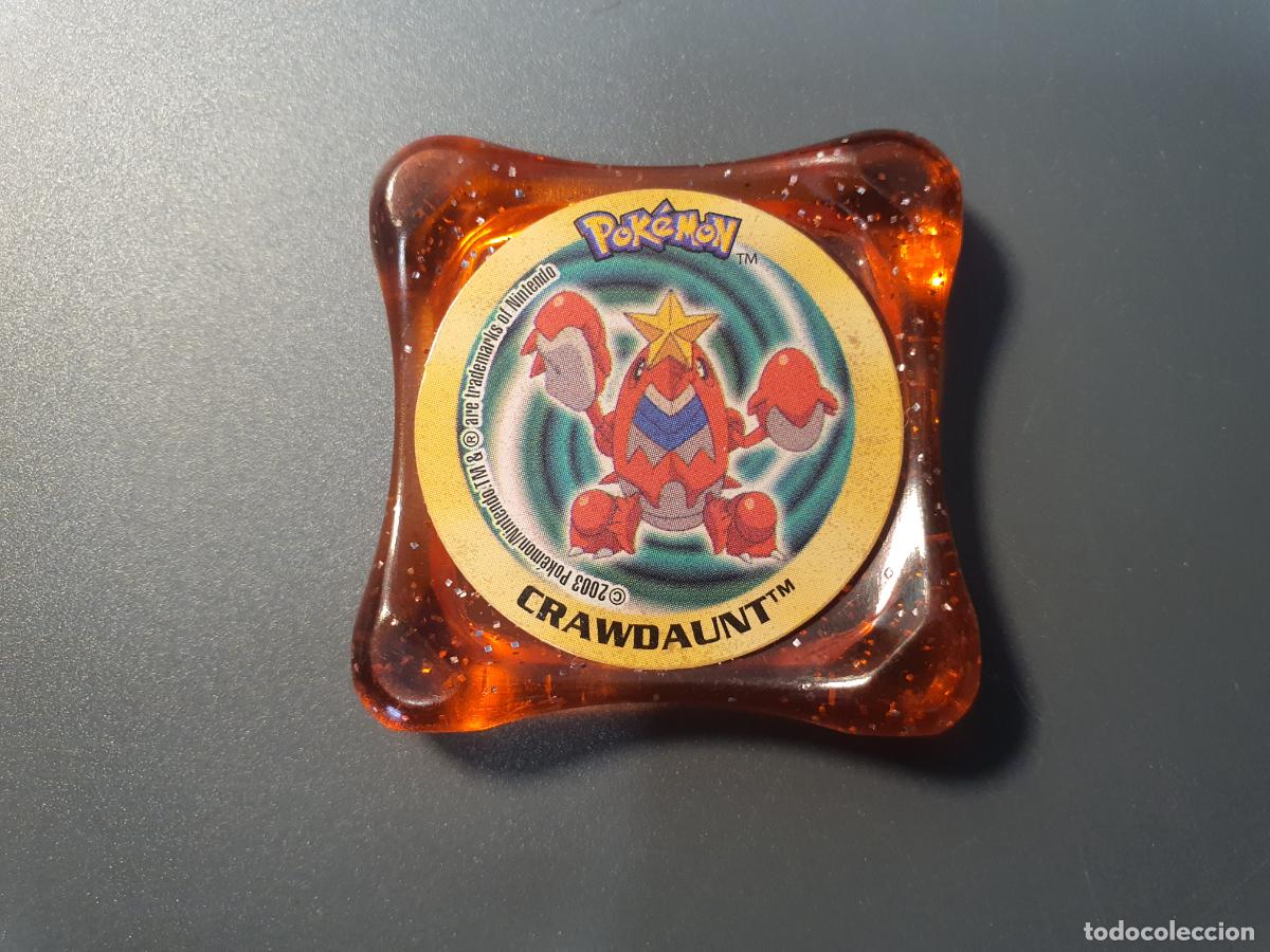 Brinquedos antigos e Jogos de cole&ccedil;&atilde;o: TAZO POKEMON -- 2003 -- POKEMON WAPS -- N&ordm; CRAWDAUNT
