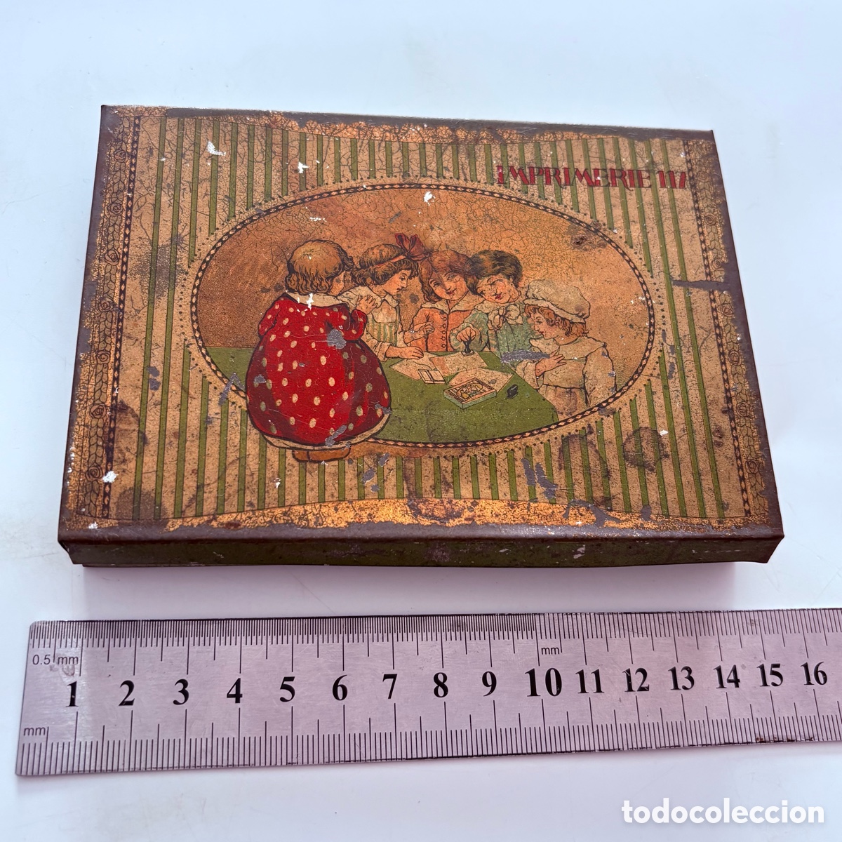 Juguetes antiguos y Juegos de colecci&oacute;n: IMPRENTA IMPRENTILLA INFANTIL IMPRIMERIE 117 DE 1910 FRANCIA