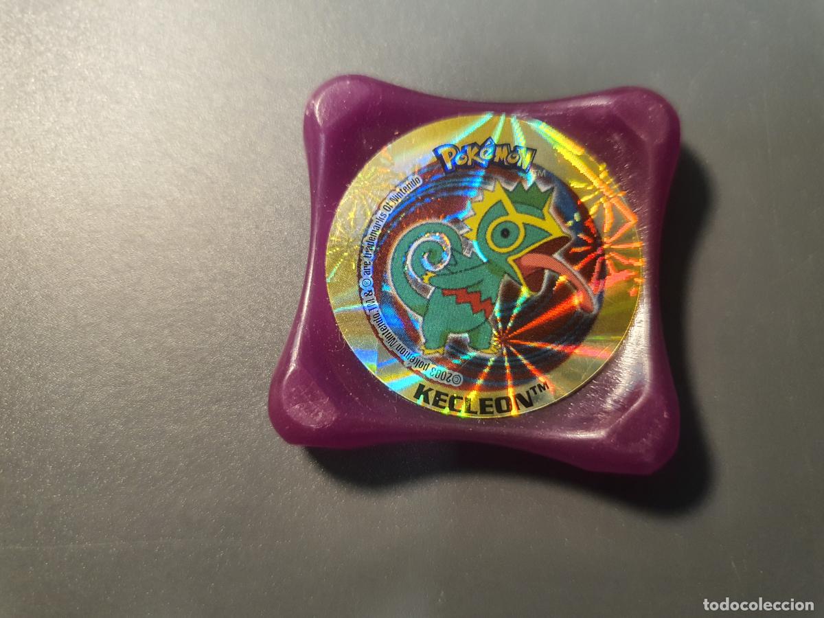 Jouets Anciens et Jeux de collection: TAZO POKEMON -- 2003 -- POKEMON LASER WAPS -- N&ordm; KECLEON