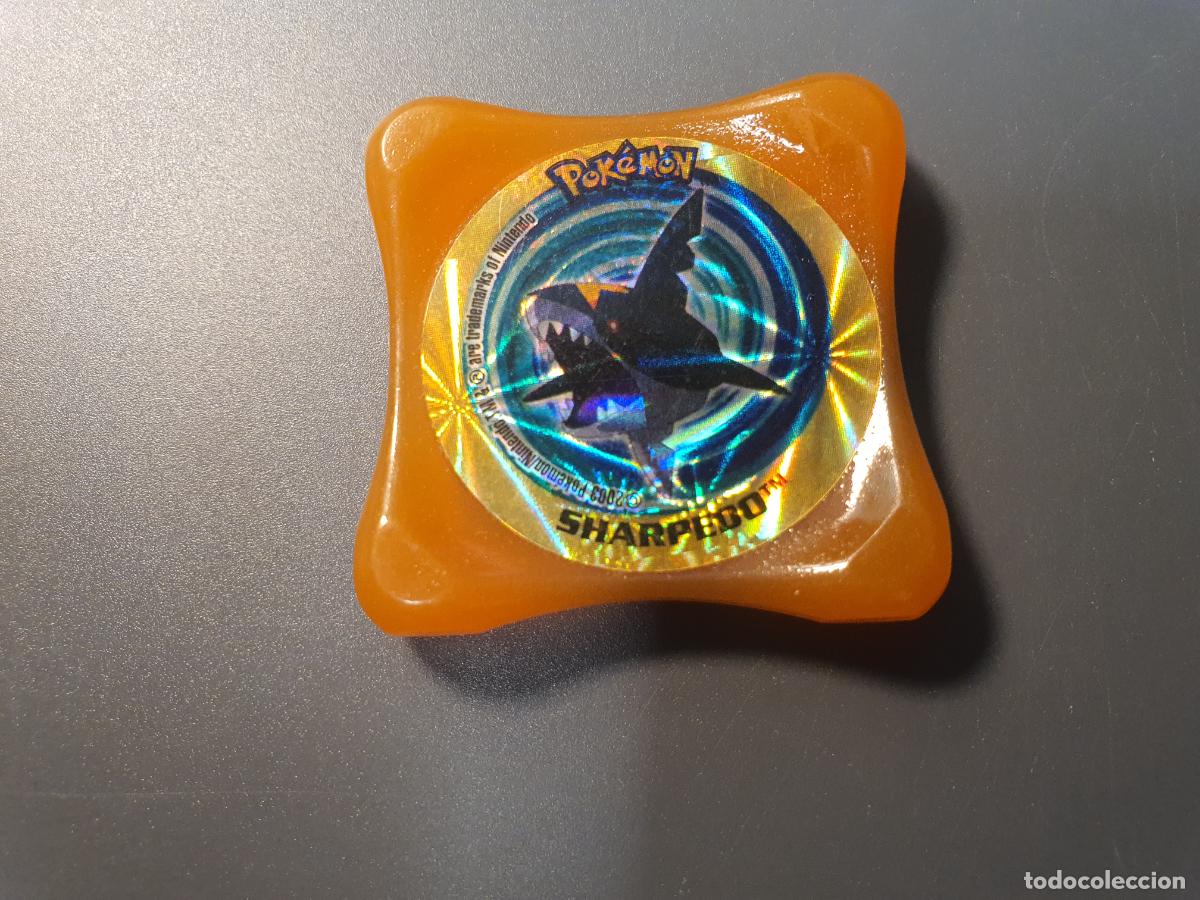 Juguetes antiguos y juegos de colecci&oacute;n: TAZO POKEMON -- 2003 -- POKEMON LASER WAPS -- N&ordm; SHARPEDO